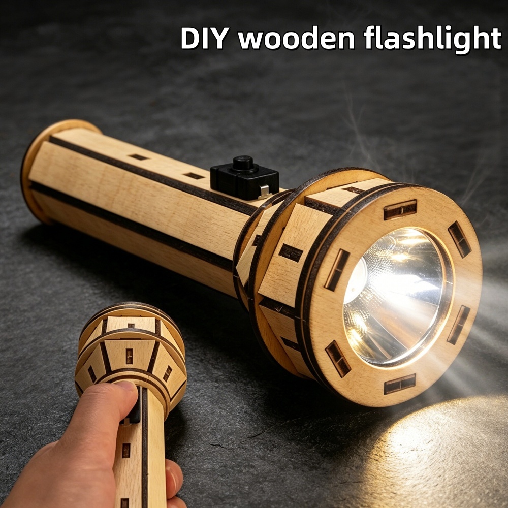 Science Project - Kit de puzzle de lampe torche