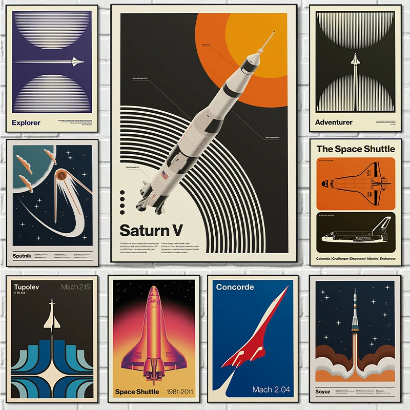 Star Map Poster - Affiches et imprimés minimalistes rétro abstraits