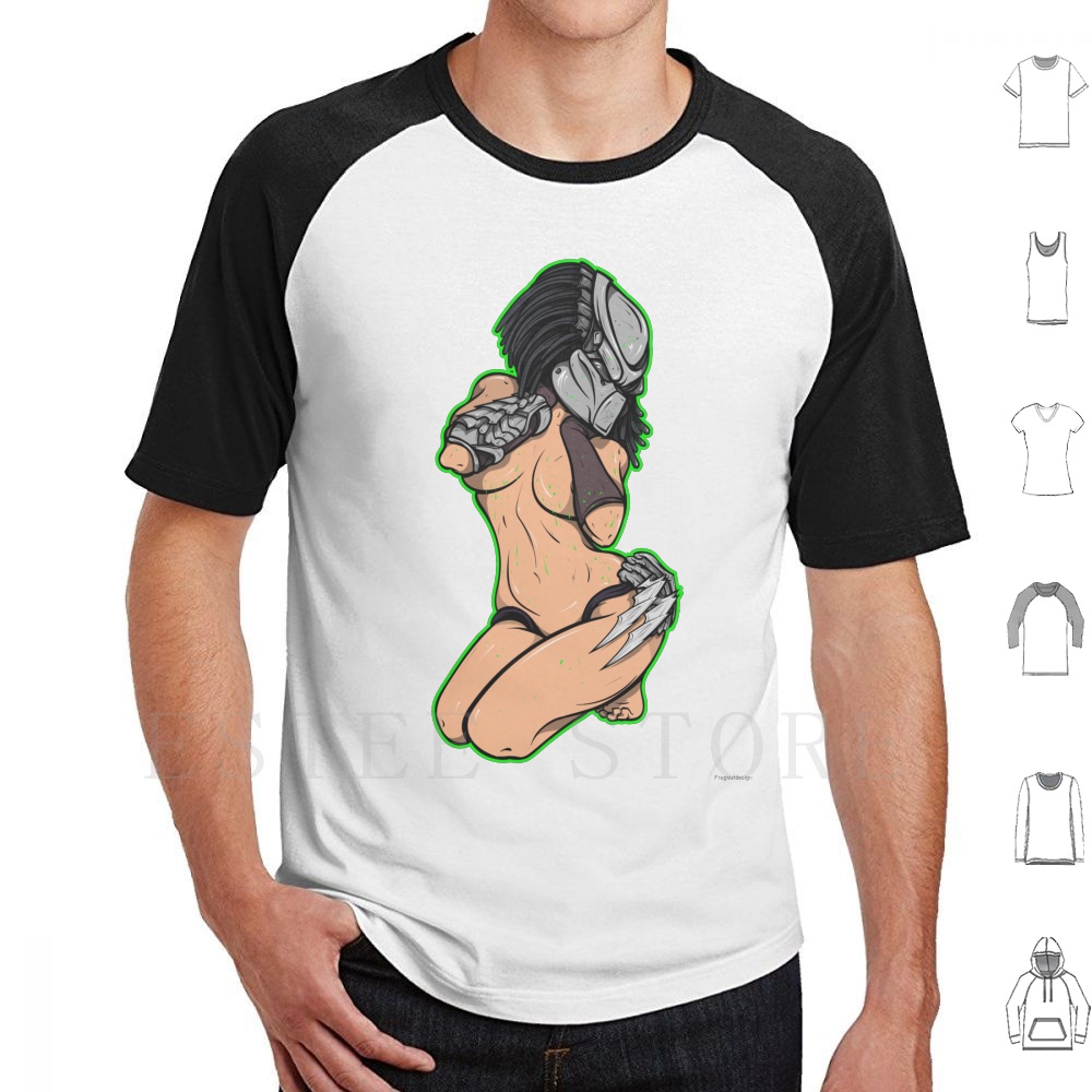 Science Hunter - T-shirt en coton imprimé Hunter Pinup