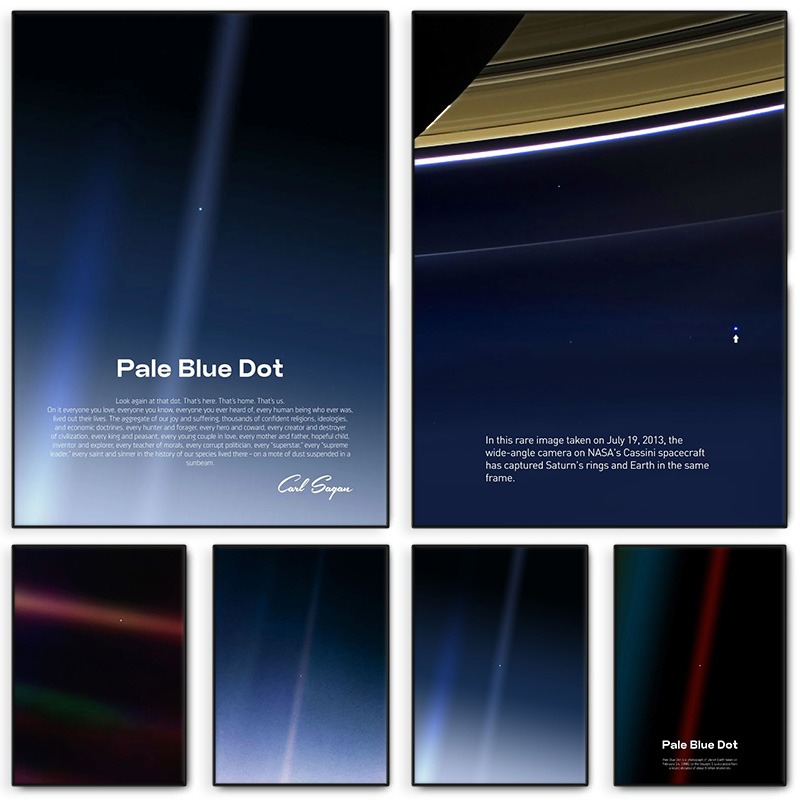 Affiche imprimée à points bleu - Star Map Poster avis et prix