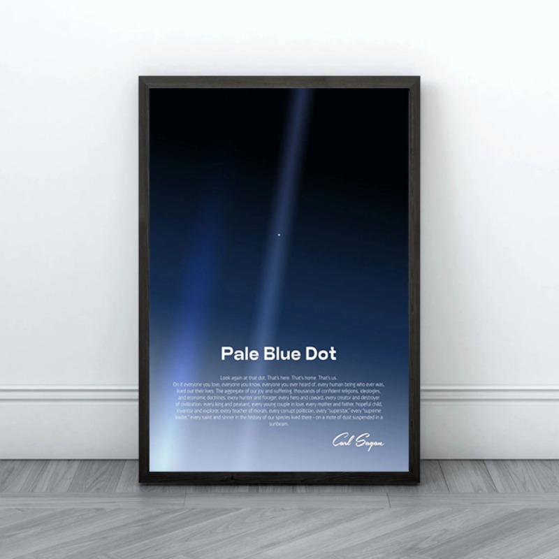 Affiche imprimée à points bleu - Star Map Poster avis et prix