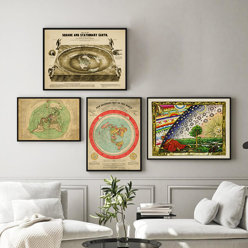 Nouvelle carte du monde Standa - Star Map Poster avis et prix